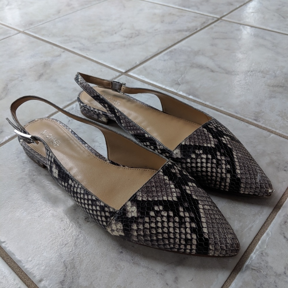 Michael Kors Snake Skin Flats